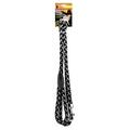 Ruffin It Braided Reflect Dog Leash- Black 780267